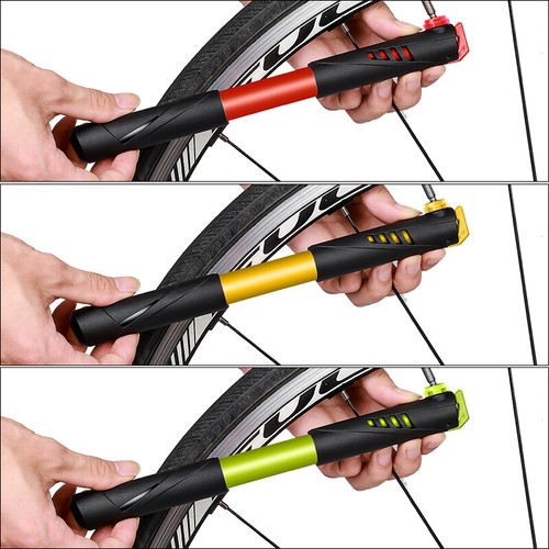 WEST BIKING Portable Bike Bicycle Pump Mini Hand Cycling Air Pump Ball Inflator - Picture 5 of 15
