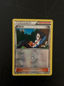 Pokemon TCG - Cheren 91/108 B&W Dark Explorers Uncommon Reverse Holo NM
