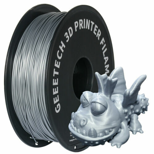 Geeetech PLA Filament 1Kg 1.75mm Silver Rainbow White Glow PLA for 3D Printer - Picture 10 of 24