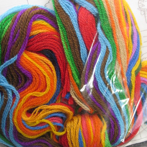 Dimensions Crewel Kit 1212 Monthly Activities, 14" x 16", Vintage Sealed 1981 - Picture 8 of 9