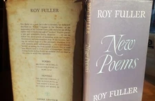 New Poems by Roy Fuller (hb with dj, 1st edition, 1968)