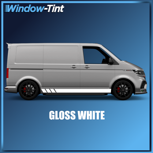 Fits VW T4 T5 T6 Transporter LWB | Side Stripes Graphics Decals Vinyl Sticker - Picture 9 of 19
