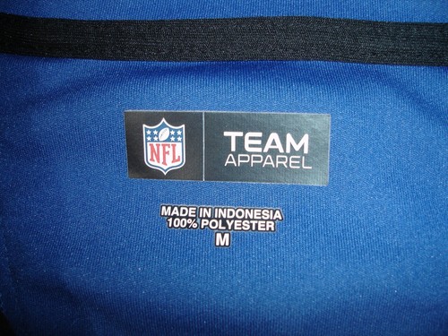 Indianapolis Colts NFL Equipo Ropa Hombres M Azul Blanco Manga Corta Polo - Imagen 8 de 9