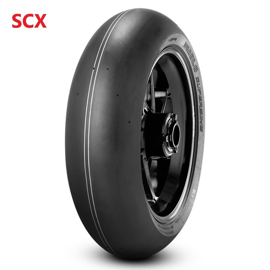 Motorcycle Tyre Pirelli Diablo Superbike Slick 200/65 R17 SCX Rear Kawasaki