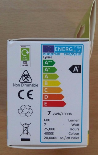 7w LED GU10 Light Bulb Lamp 2 4 10 Daylight Cool Warm White Bulbs 50w Cheap! - Picture 4 of 10