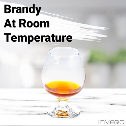 2x Brandy Coñac Snifter Calentador Vidrio y Plata Soporte Vaso Barra Set de Regalo - Imagen 8 de 11