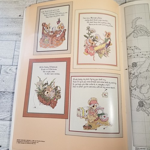 MODELLI VINTAGE PUNTI CROCE MERRY MOUSE NURSERY RHYMES DESIGNS GLORIA & PAT - Foto 6 di 8