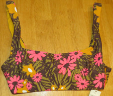American Eagle Aerie Women's Multi Floral Pullover Padded Bikini Top Size XS