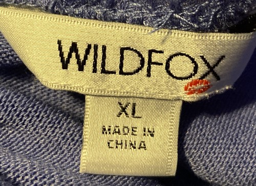 Wildfox Damen Everyday Jogger Soft Knit Cozy Lounge Hose NEU XL Wedgewood - Bild 7 von 10