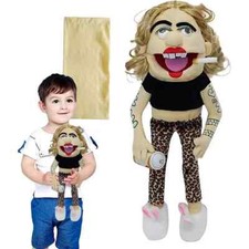 Jeffy Puppet Soft Plush Toy Jeffy's Mom Hand Puppets Stuffed Doll Funny Gift