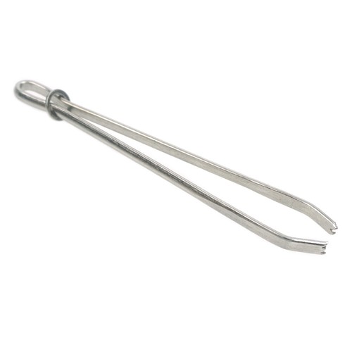 2x Bodkin Needle Elastic Threader Self-Locking Tweezers Clip 78mm for Waist Band - Picture 7 of 7