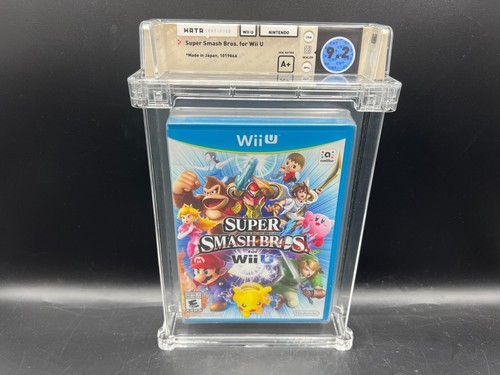 1st Print Made in Japan Super Smash Bros. Wii U WATA 9.2 A+ FACTORY SEALED VGA - Picture 1 of 7