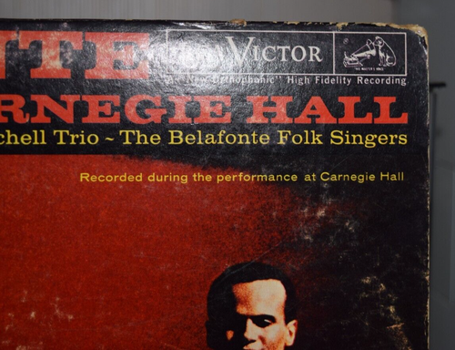 HARRY BELAFONTE "At Carnegie Hall" 2-LP LOC-6007 RCA Victor VG+/G+ - Picture 2 of 11