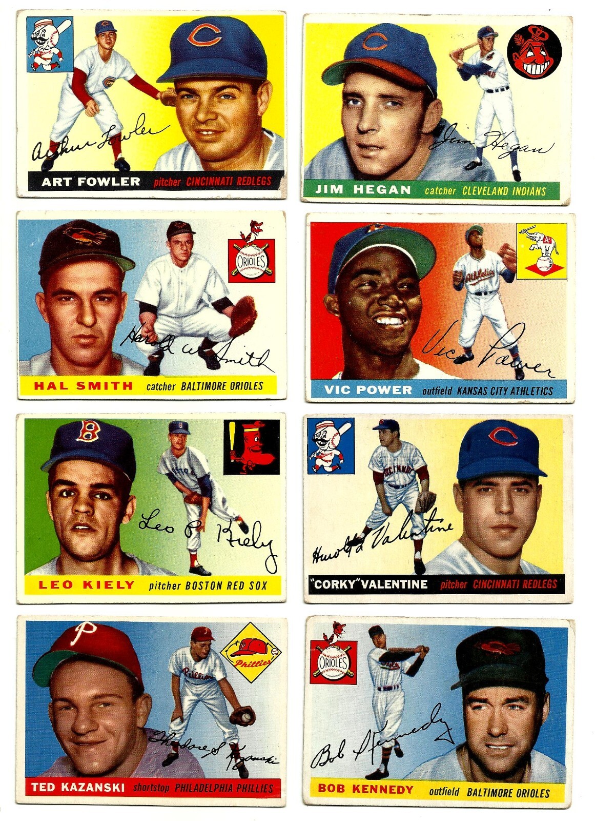 1955 TOPPS #46 - TED KAZANSKI - PHILADELPHIA PHILLIES