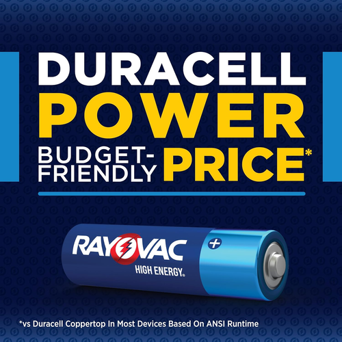 Pilas AA de alta energía Rayovac (paquete de 48), pilas alcalinas dobles - Imagen 2 de 11