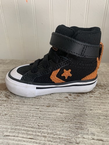 Converse All Star Pro Blaze Strap Hi Top Shoes US Infant Size 2  Black 763564F - Bild 4 von 11