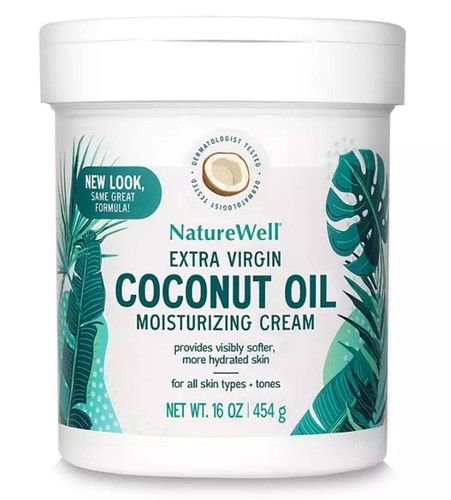 Naturewell Extra Virgin Coconut Oil Moisturizing Cream, 2Pack ( 453.5g Each) - Picture 4 of 4