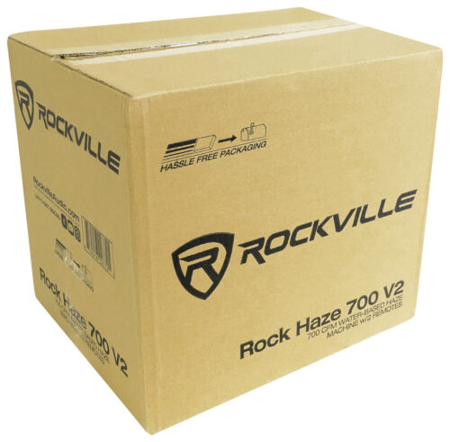 Rockville ROCKHAZE 700 CFM DMX Haze Machine Water Based DJ/Club Hazer+2) Remotes - Picture 9 of 9