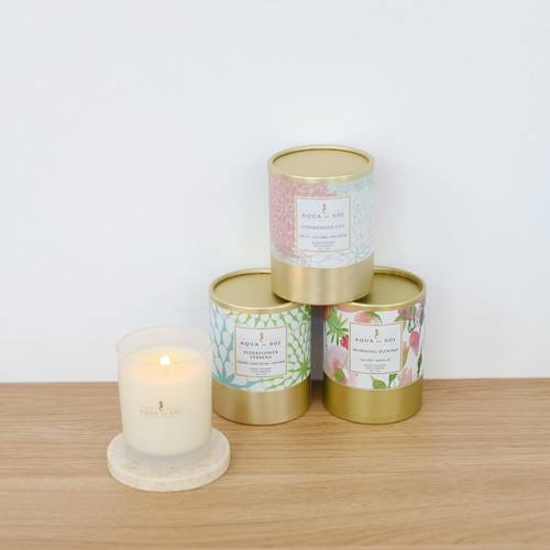 Splosh The SOi Co Luxurious Fragrance Boxed Morning Blooms Soy Wax Candle 9oz - Picture 4 of 15