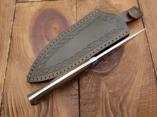 Custom Handmade 12c27 Steel Survival Camping Outdoor Hunting Knife Fixed Blade - Picture 11 of 14