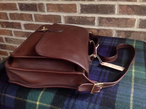 VINTAGE BROWN COACH GLOVE LEATHER MACBOOK BRIEFCASE MESSENGER BAG $R898 - Picture 1 of 12
