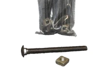 Dura-Tite 3/8" x 4 1/2" Carriage Bolts & Nuts (Pack Of Eight) (8)