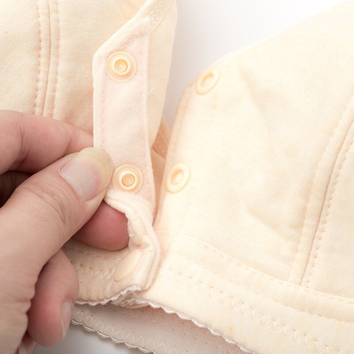 Women Cotton Front Closure Bra Wireless Bras Bralette Push Up Front Closure B * - Picture 8 of 19