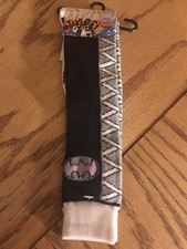 DC Super Hero Batgirl Children's Knee High Socks Sz: 9-3 BRAND NEW