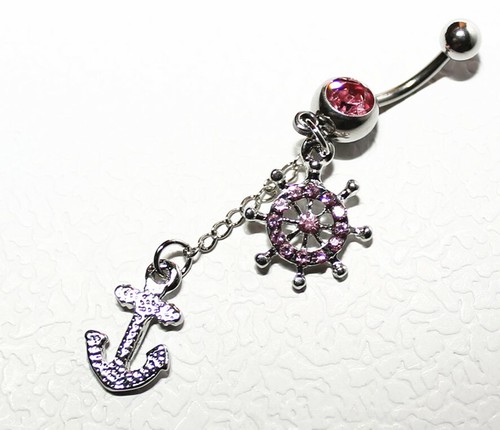 1 pc Music Symbol Belly Button Dangle Surgical Steel Navel Rings Body Jewelry - Bild 33 von 59