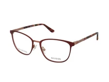 GUESS GU2659 Burgundy 070 Metal Optical Eyeglasses Frame 51-17-140 GU 2659 RX AB