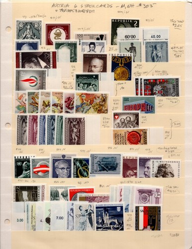 AUSTRIA 1920s COLLECTION OF 425+ STAMPS MINT, ALMOST ALL NEVER HINGED - Picture 4 of 8