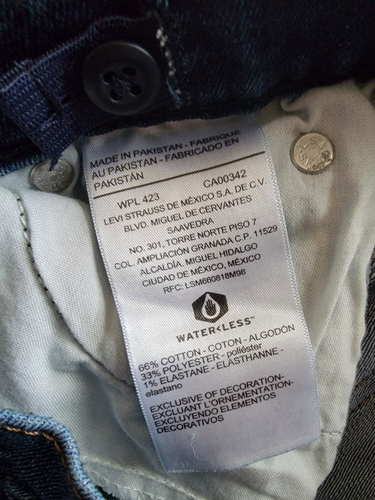 Levis Bermuda Stretch Shorts Youth Blue Denim Size 12 Regular Boys Girls 24x7 - Picture 5 of 5