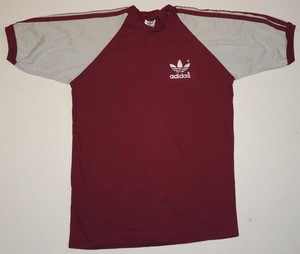 adidas trefoil t shirt 80s adidas trefoil t shirt 80s