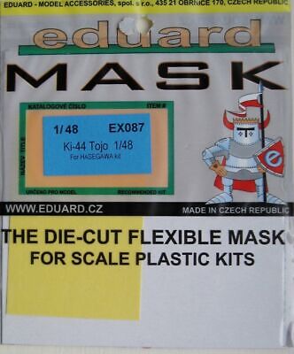 Eduard 1/48 Scale Mask for Ki-44 Tojo by Hasegawa - EX087 Eduard 1/48 Scale Mask for Ki-44 Tojo by Hasegawa - EX087