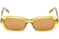 Swarovski SK388 39G Yellow Clear Oval Plastic Sunglasses Frame 53-16-140 SK388