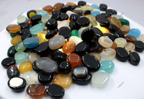 250 Carat Top Quality Natural Mix Quartz Cabochon Loose Gemstone Wholesale Lot - Picture 8 of 11