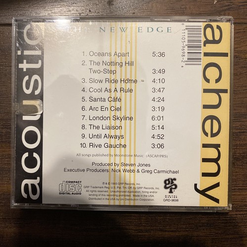 The New Edge - Music CD - Acoustic Alchemy - 1993-03-16 - Grp Records - Picture 4 of 4