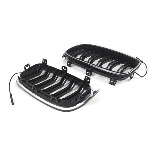 Frontnierengrill mit Licht Streifen Für BMW 3er F30 F31 2012-2018 GZ - Bild 8 von 12