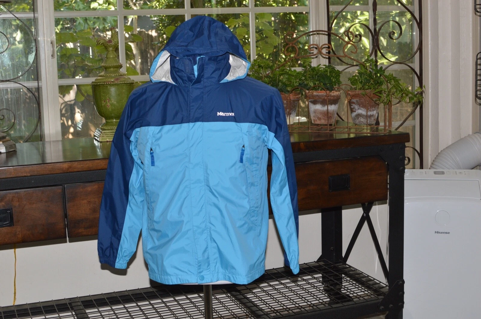 Marmot Jacket Kids Large Outdoor Windbreaker Hoodie/