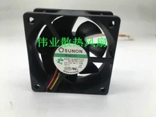 SUNON KDE1206PTV2 12V 1.1W 60*25MM 3-Wire Cooling Fan