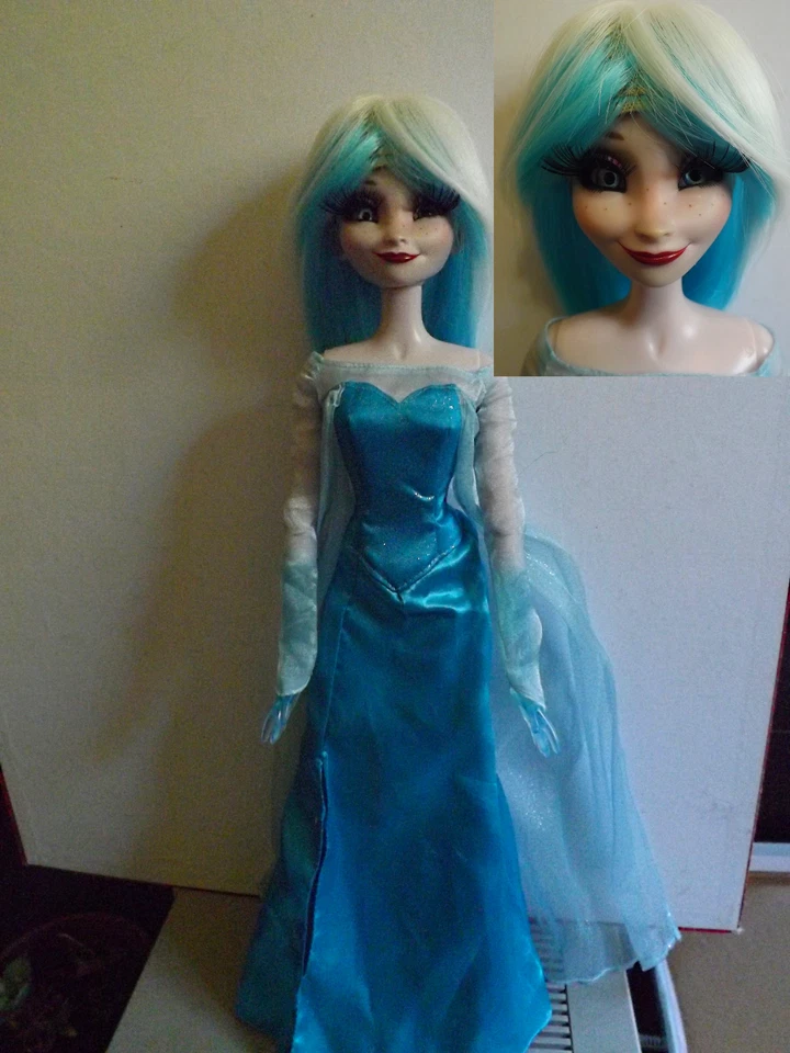 poupée la reine des neiges elsa frozen chantant customiser - Photo 1/1