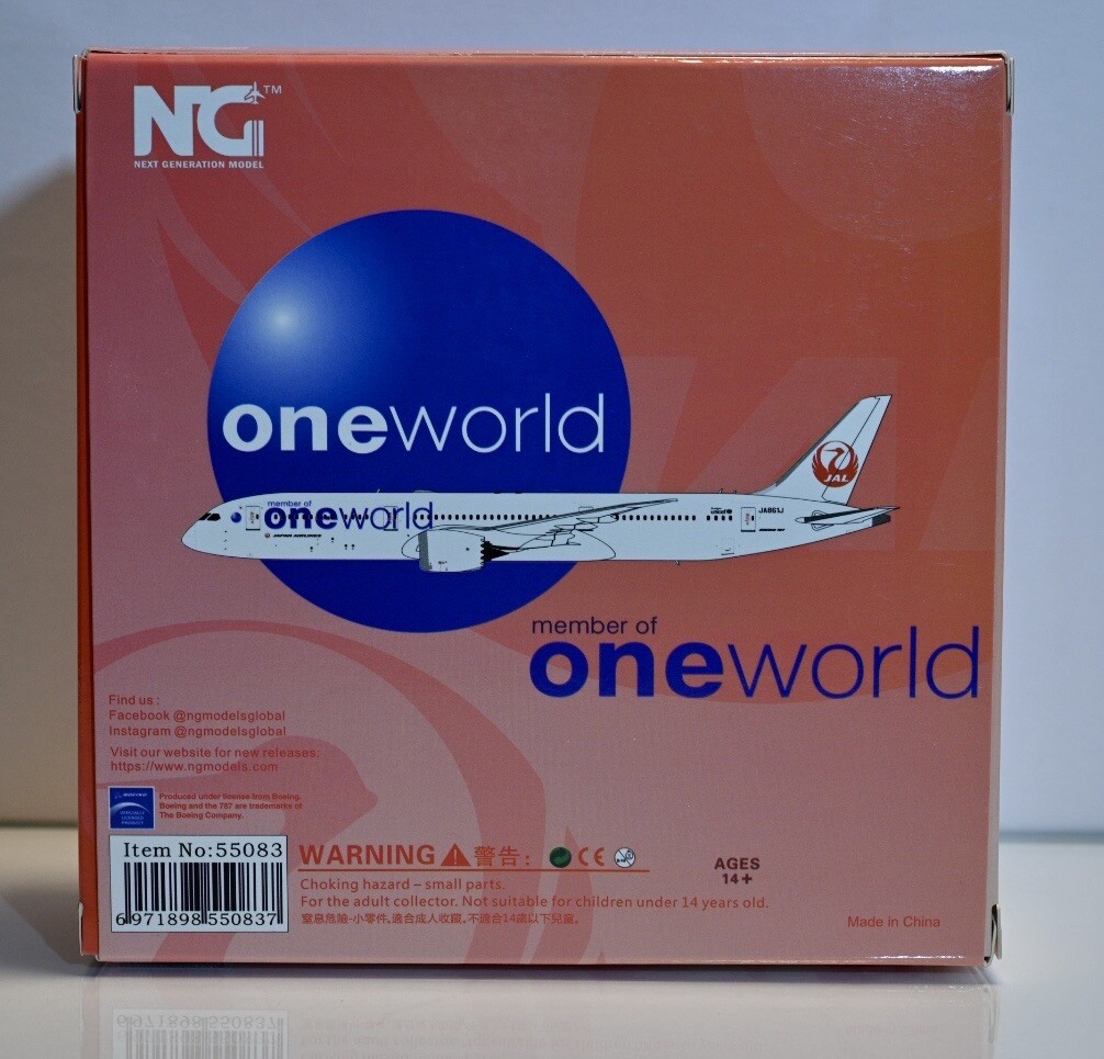1:400 NG Models Japan Airlines “JAL” B787-9 JA861J 55083 | eBay 1:400 NG Models Japan Airlines “JAL” B787-9 JA861J 55083 | eBay