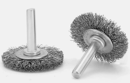 6PCS Wire Wheel Cup Brush Set Drill Attachment Coarse Crimped Carbon Steel Shank - Picture 8 of 9