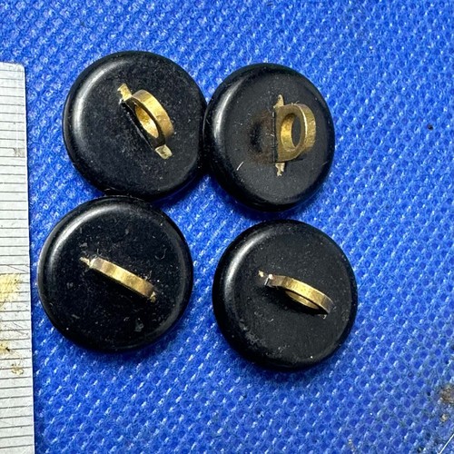 Original British Civil Defence Bakelite 17mm Uniform Buttons - Set of 4 - WW2 - Picture 6 of 8