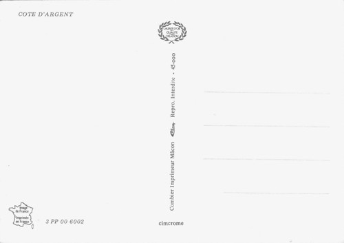 C.P.M / THÈME / CARTES / PLAN /COTE D'ARGENT - Picture 2 of 2
