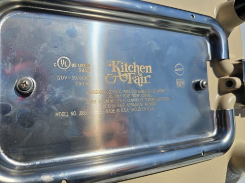 RARO! Sartén eléctrica rectangular de almendras tostadora KF Kitchen Fair de colección - Imagen 12 de 24