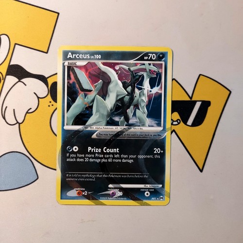 Pokemon TCG Arceus Platin Arceus Sub Set AR1 Holo Rare Karte