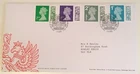GB QEII 2022 Barcode Machin New Values RM FDC Tallents House Coat Of Arms SHS