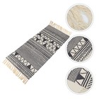  1 stück Nordic Style Long Floor Matte Ethnische Art Tischläufer Chic gewebt