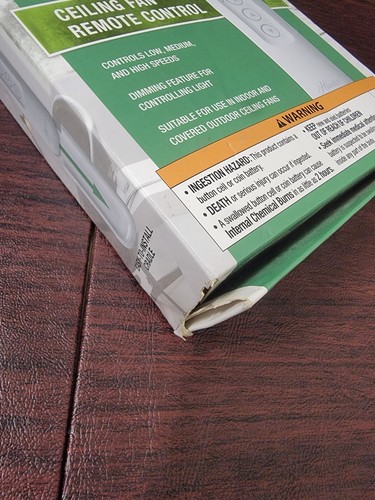 Hunter Universal 3 Geschwindigkeiten Deckenventilator Fernbedienung 99392 weiß - Bild 3 von 6